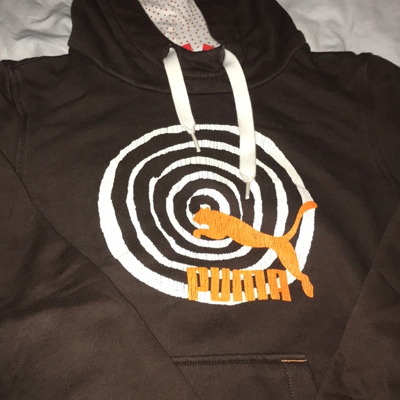 Brown and orange puma sweatshirt - Picture 3 of 7